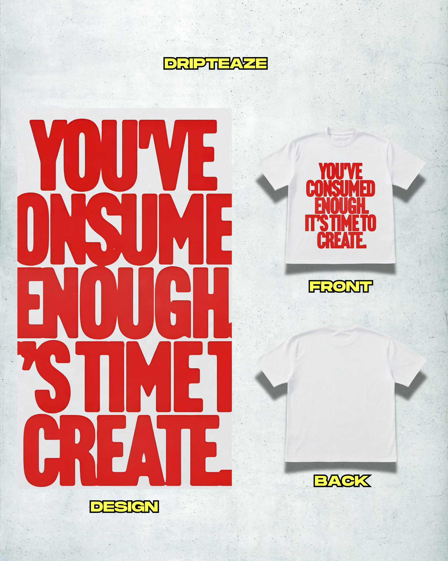 TIME TO CREATE TEE